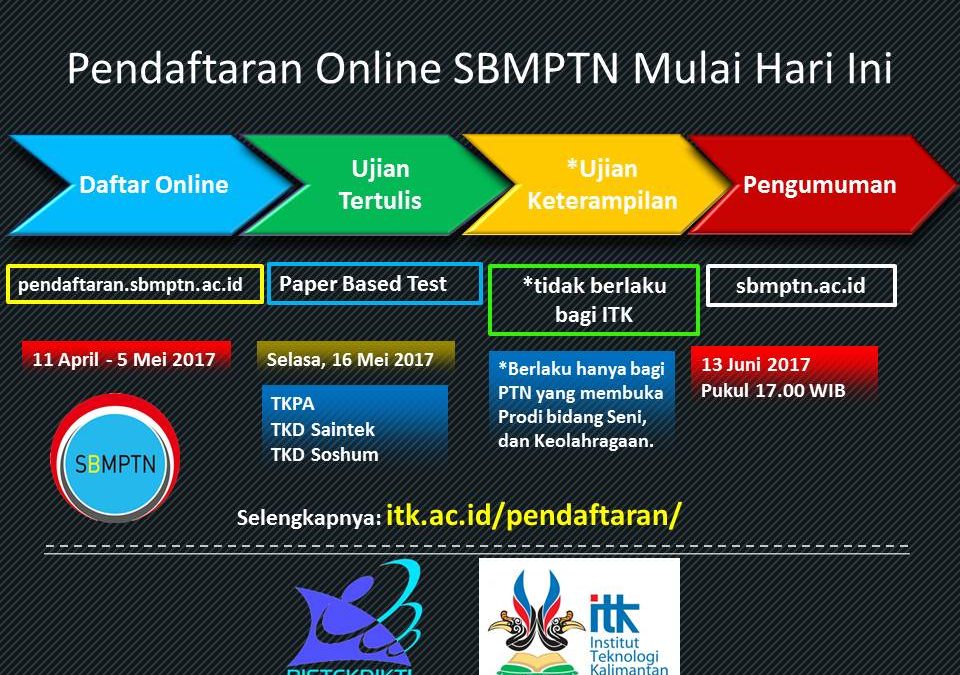 Pendaftaran Online SBMPTN 2017 dimulai Hari Ini