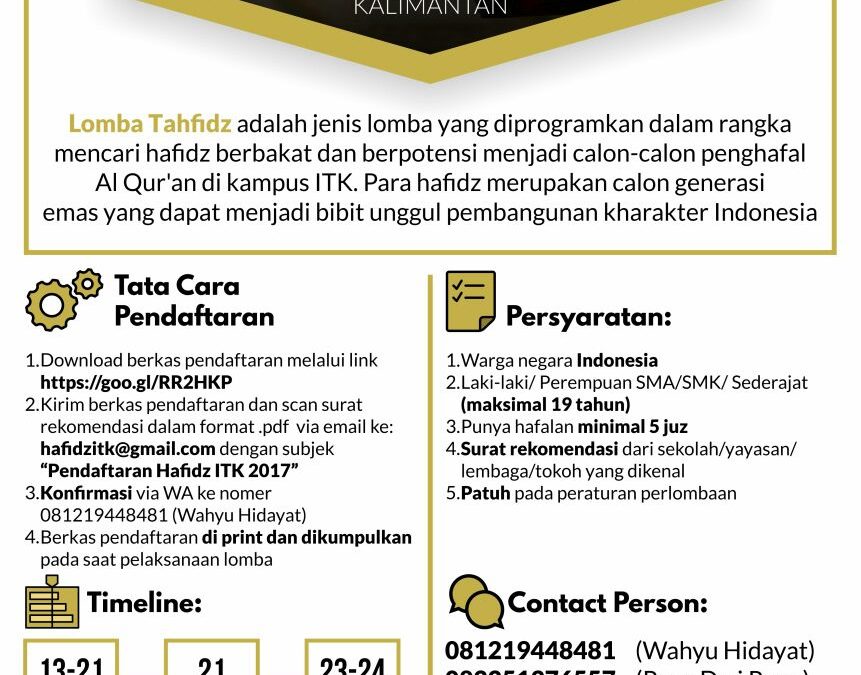 Lomba Tahfidz se-Kalimantan Timur