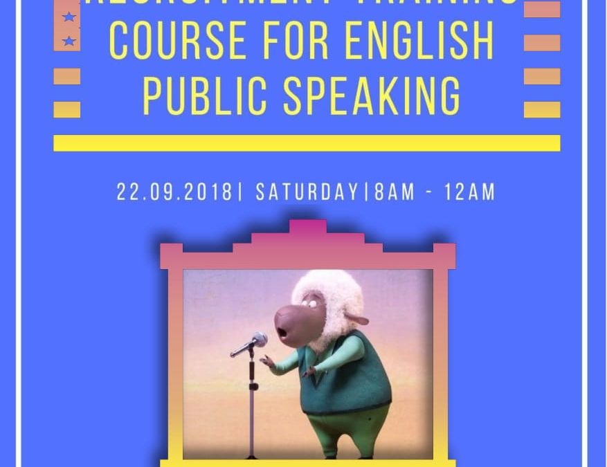 Recruitment Training Course For English Public Speaking