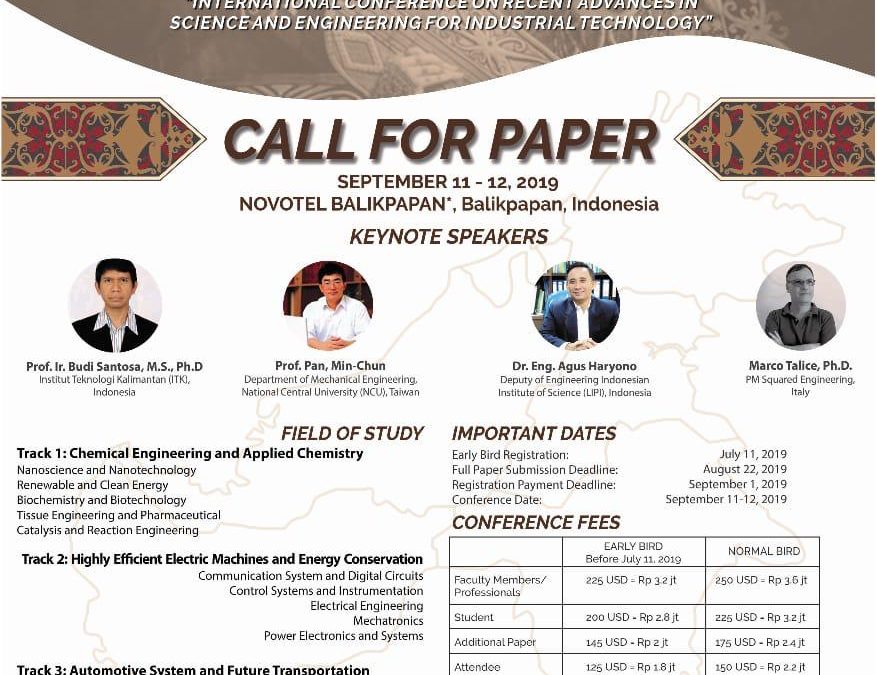 CALL FOR PAPER!