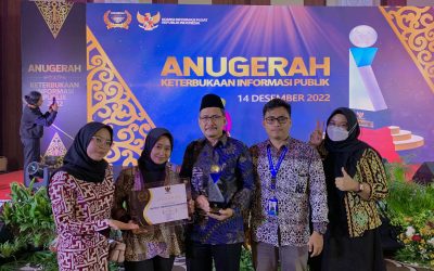 Selamat!!! ITK Berhasil Meraih Predikat Informatif dalam Anugerah Keterbukaan Informasi Publik Tahun 2022