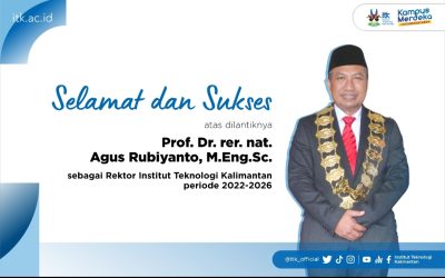 Sekjen Kemendikbudristek Lantik Rektor Baru ITK Periode 2022-2026