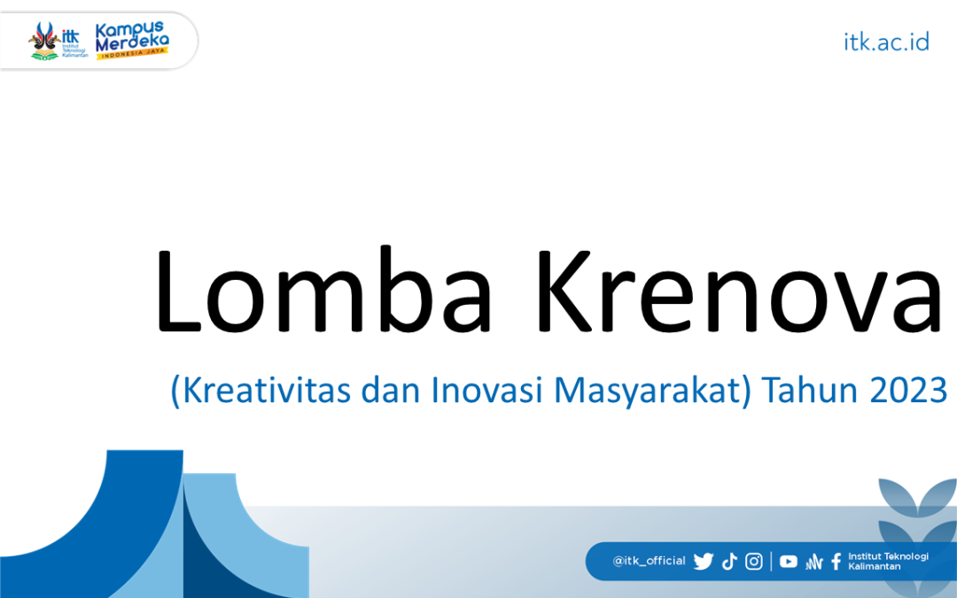 Lomba Krenova (Kreativitas dan Inovasi Masyarakat) Tahun 2023