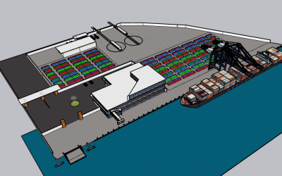 Multi Terminal Port dengan Dry Port dan Extended Jetty Sistem Teleskopik Karya Tim ITK Berhasil Meraih Juara Dua dan Favorite Pada Desain Inovasi Perancangan Pelabuhan