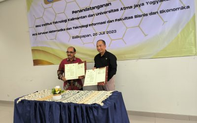 Penandatangan MOU dan PKS antara ITK dan Universitas Atma Jaya Yogyakarta